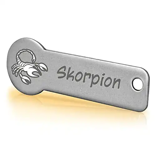 Einkaufswagenchip Einkaufswagenlöser Code24 mit Sternzeichen Skorpion