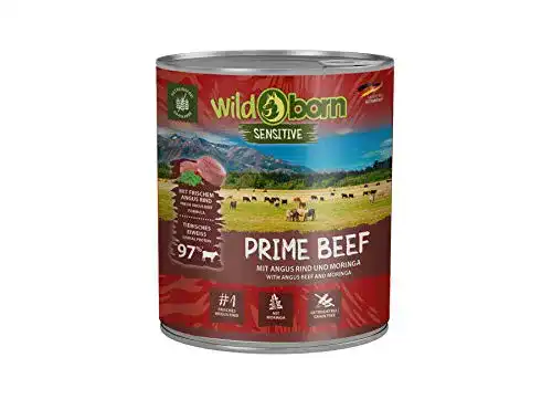 Wildborn Hundefutter Dose Prime Beef 800g – Getreidefreies Futter