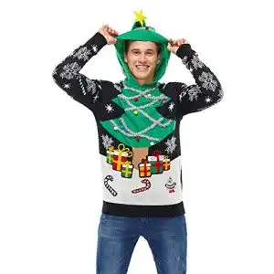 Herren Weihnachtspullover von U Look Ugly Today in XL-Größe