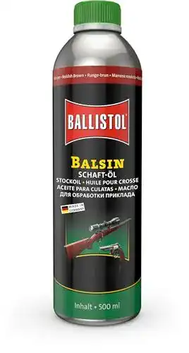 Schaftöl Ballistol Balsin rotbraun 500 ml für Waffenpflege