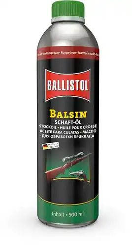 Schaftöl Ballistol Balsin rotbraun 500 ml für Waffenpflege