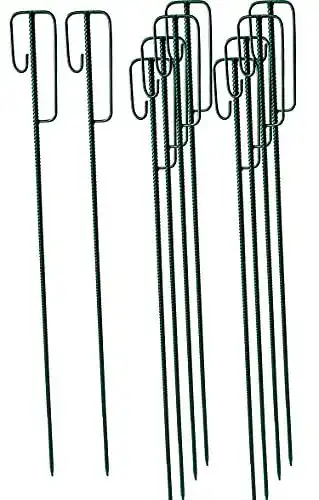 Absperrleinenhalter UVV grün 1200 mm (10 Stück)