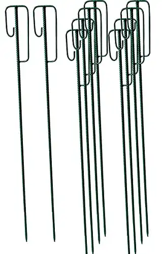Absperrleinenhalter UVV grün 1200 mm (10 Stück)