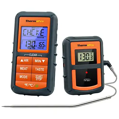 Grillthermometer ThermoPro TP07 Funk mit Timer und hoher Reichweite