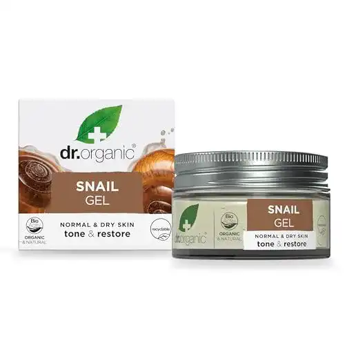 Schneckencreme Dr Organic Snail Gel für gesunde Hautalterung