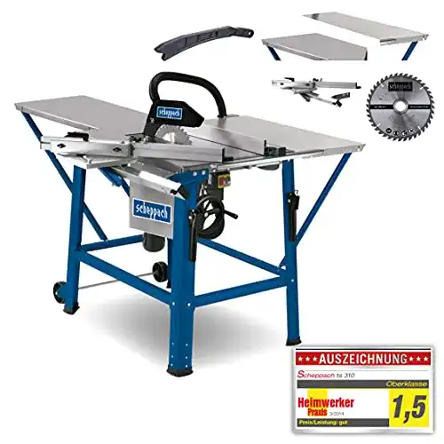 Scheppach Tischkreissäge TS310 mit 400V Anschluss und 2800W Leistung