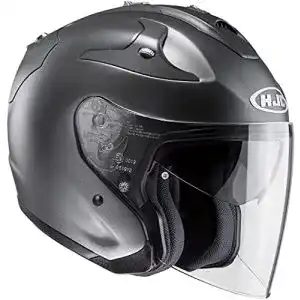 HJC FG-Jet Helm in Titan Matt – Jethelm für Motorradfahrer, Größe XXL