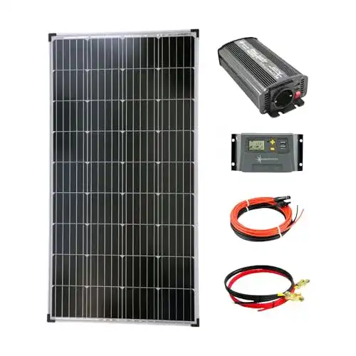 Solaranlage Garten Solartronics Komplettset 130 Watt für Photovoltaik