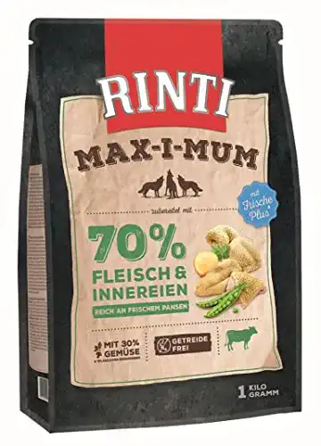 Rinti Max-i-Mum Pansen 1kg Trockenfutter für Hunde