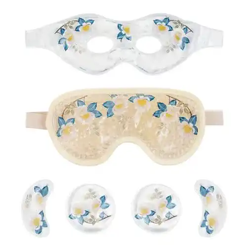Kühlmaske Augen Leostep Gel Augenmaske Kühlend 4er Set