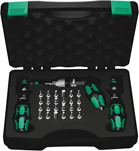 Drehmoment-Schraubendreher Set Wera 7440/41/42 Kraftform mit 27 Teilen