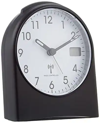 Analoger Funkwecker TFA Dostmann 98.1040.01 mit digitaler Anzeige