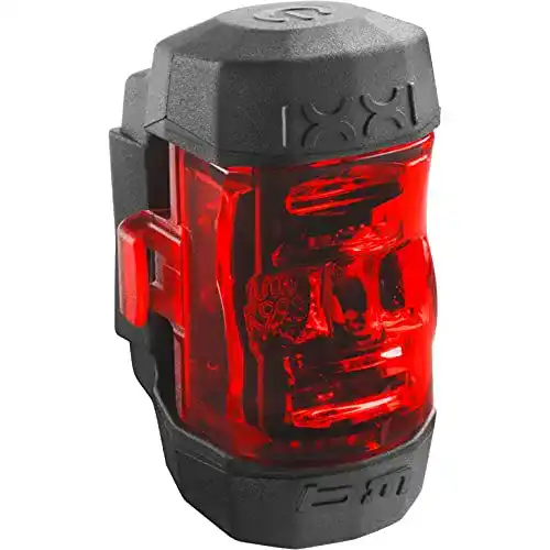 Fahrrad Rücklicht Busch+Müller IXXI LED Akku in Schwarz und Rot