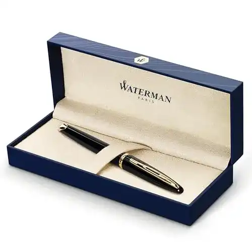 Waterman Carène Füller in Schwarz mit 23-karätigem Goldclip