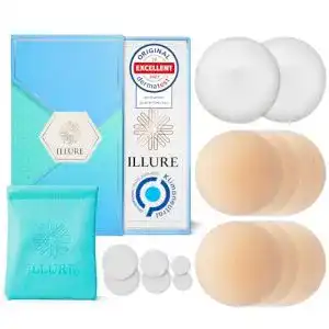 Nippel-Cover Illure Nippelpads für Damen – 4 Paar wiederverwendbar