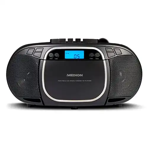 CD-Player mit Kassettendeck MEDION E66476 und UKW-Radio