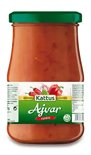 Ajvar Kattus Paprikamark feurig 4er Pack 4 x 330 g