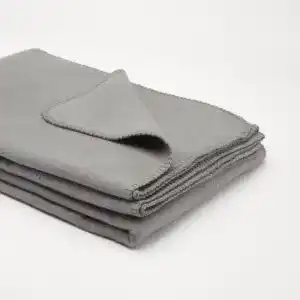 Baumwolldecke 100×150 cm – Kuscheldecke in Graphit für Zuhause