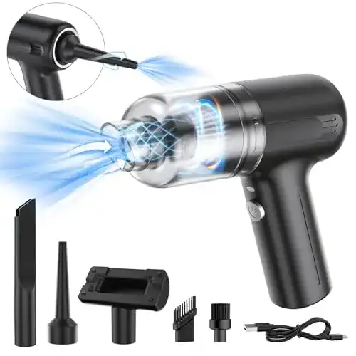USB-Staubsauger Tekvalue Handstaubsauger mit 8000PA Saugkraft