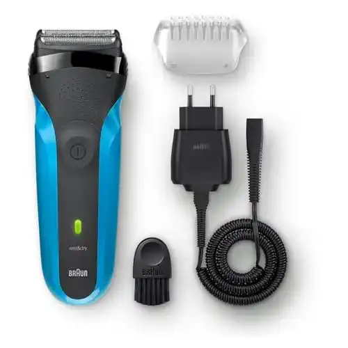 Braun Series 3 Reiserasierer für Herren, 3-in-1 Elektrorasierer