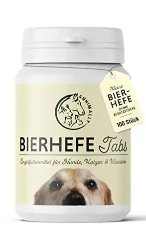 Bierhefe Tabletten für Hunde – 100 Stück für gesundes Fell und Haut