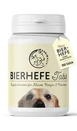Bierhefe Tabletten für Hunde – 100 Stück für gesundes Fell und Haut