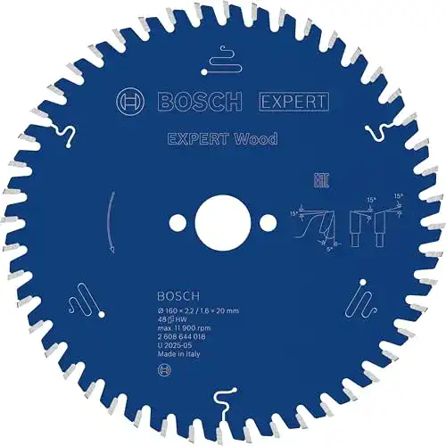 Sägeblatt Bosch EXPERT Wood 160×20 für Handkreissägen