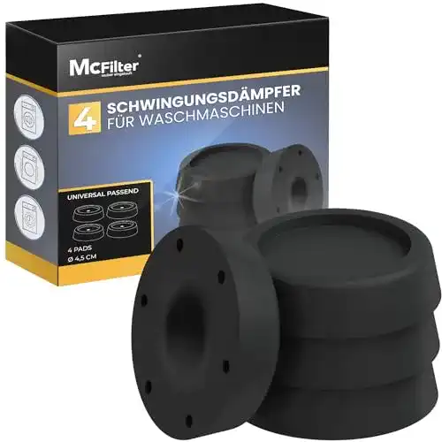 Schwingungsdämpfer für Waschmaschinen von Mcfilter – 4 Gummipads