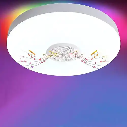 LED-Deckenleuchte mit Lautsprecher von TOPBOS, 30W dimmbar