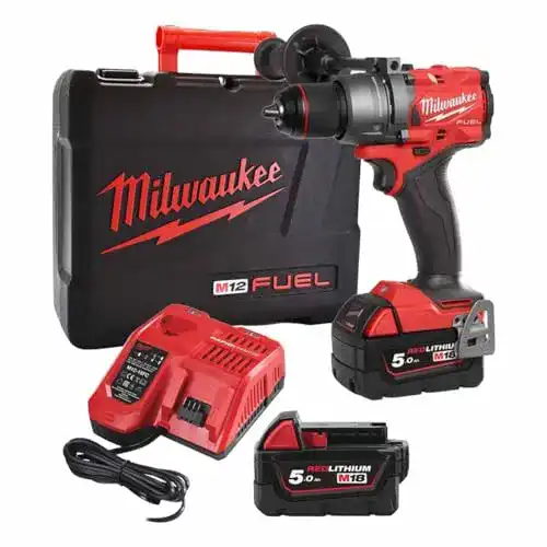 Milwaukee Akku-Schlagbohrschrauber M18FPD mit HD-Box und 2x 18V/5,0Ah
