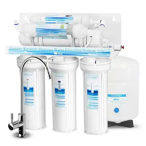 Wasserfiltersystem Geekpure 6-stufige Umkehrosmose für Trinkwasser