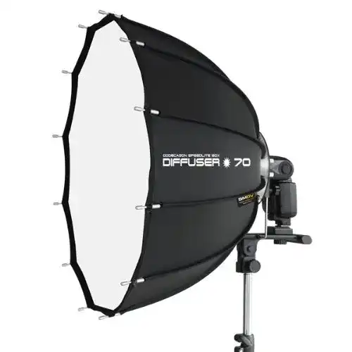 SMDV D70 II Firefly Pro Beauty Softbox Diffuser für professionelle Fotografie