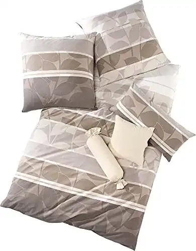 Jersey-Bettwäsche schlafgut Single-Jersey in Nerz