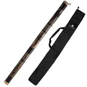 Regenmacher Australian Treasures 100 cm mit Schnitzereien und Tasche