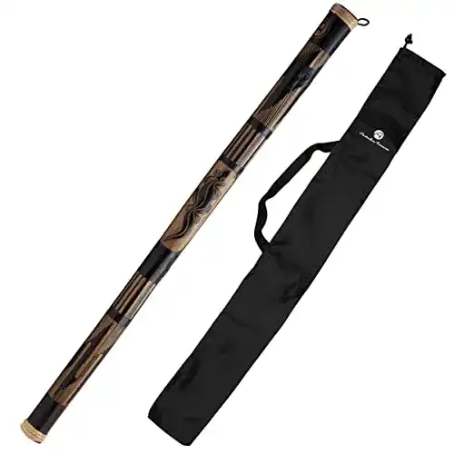 Regenmacher Australian Treasures 100 cm mit Schnitzereien und Tasche