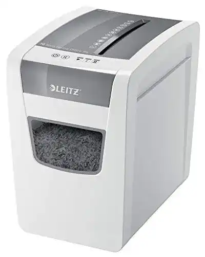 Leitz IQ Aktenvernichter Home Office Slim für kleine Arbeitsplätze