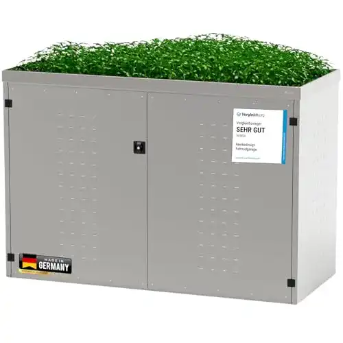 Gartenhaus Metall Reinkedesign Fahrradgarage