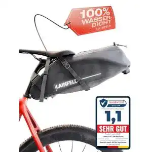 Satteltasche LAINFELD für MTB, 10 Liter wasserdicht