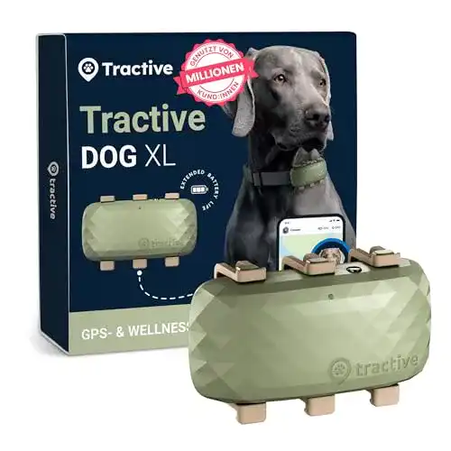 GPS-Tracker für Hunde Tractive XL mit Echtzeit-Ortung