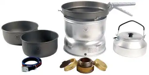 Trangia 25 Kochset mit harteloxierten Pfannen und Wasserkessel