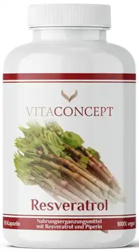 Resveratrol Kapseln von Vitaconcept für Anti-Aging
