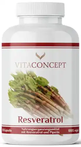 Resveratrol Kapseln von Vitaconcept für Anti-Aging