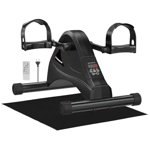 Handergometer Tvdugim Pedaltrainer für Zuhause – Leiser Beintrainer
