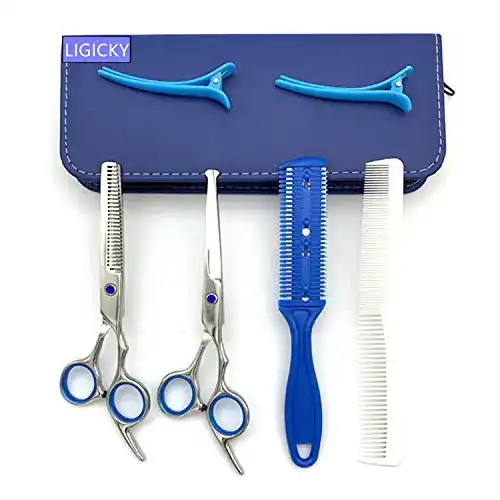 Haarschneideset Ligicky Baby Haarschere Set mit runder Spitze