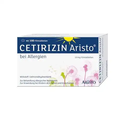Allergietabletten Cetirizin Aristo 10 mg bei Allergien