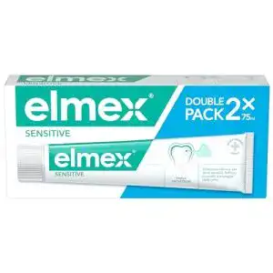 Elmex Sensitive Zahnpasta 2×75 ml für empfindliche Zähne