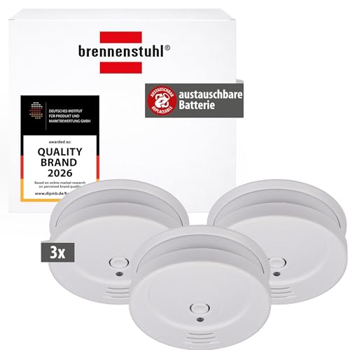 Brennenstuhl Rauchmelder Set mit 3 RM C 9010