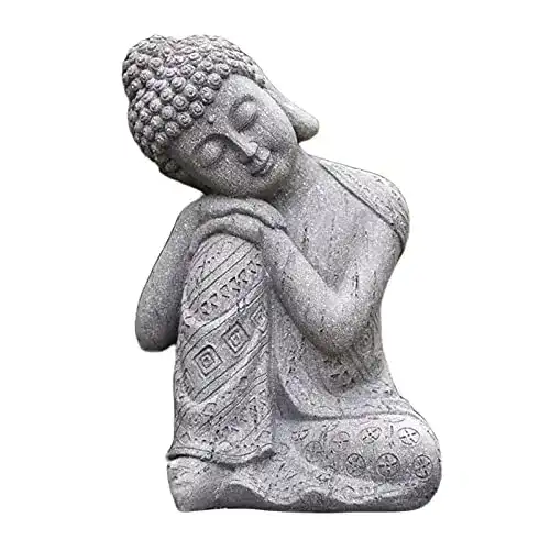 Buddha-Figur aus Harz Schlafende Buddha Statue für Innen und Außen