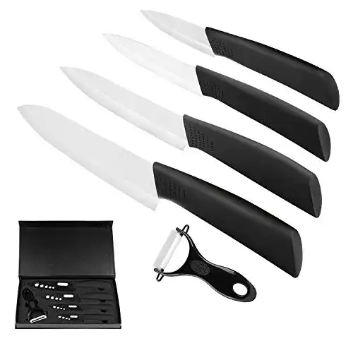 Keramikmesser-Set Ballery Professionelle Küchenmesser 4-teilig