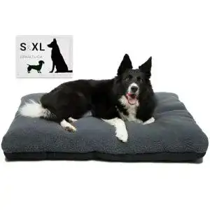 Hundekissen Zollner Hundebett 67×90 cm waschbar grau